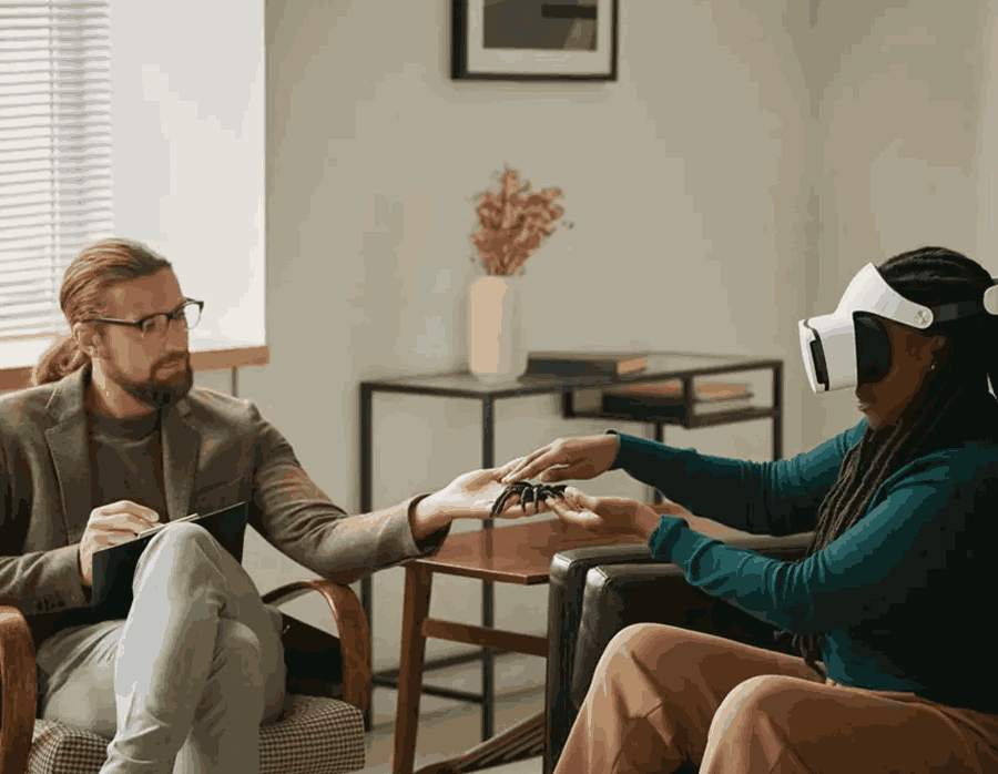 Using Immersive Virtual Reality to Overcome Anxiety