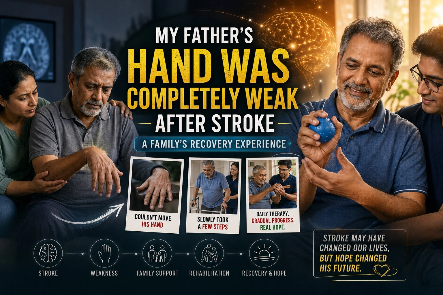 ???My Father???s Hand Was Completely Weak After Stroke??? – A Family???s Recovery Experience