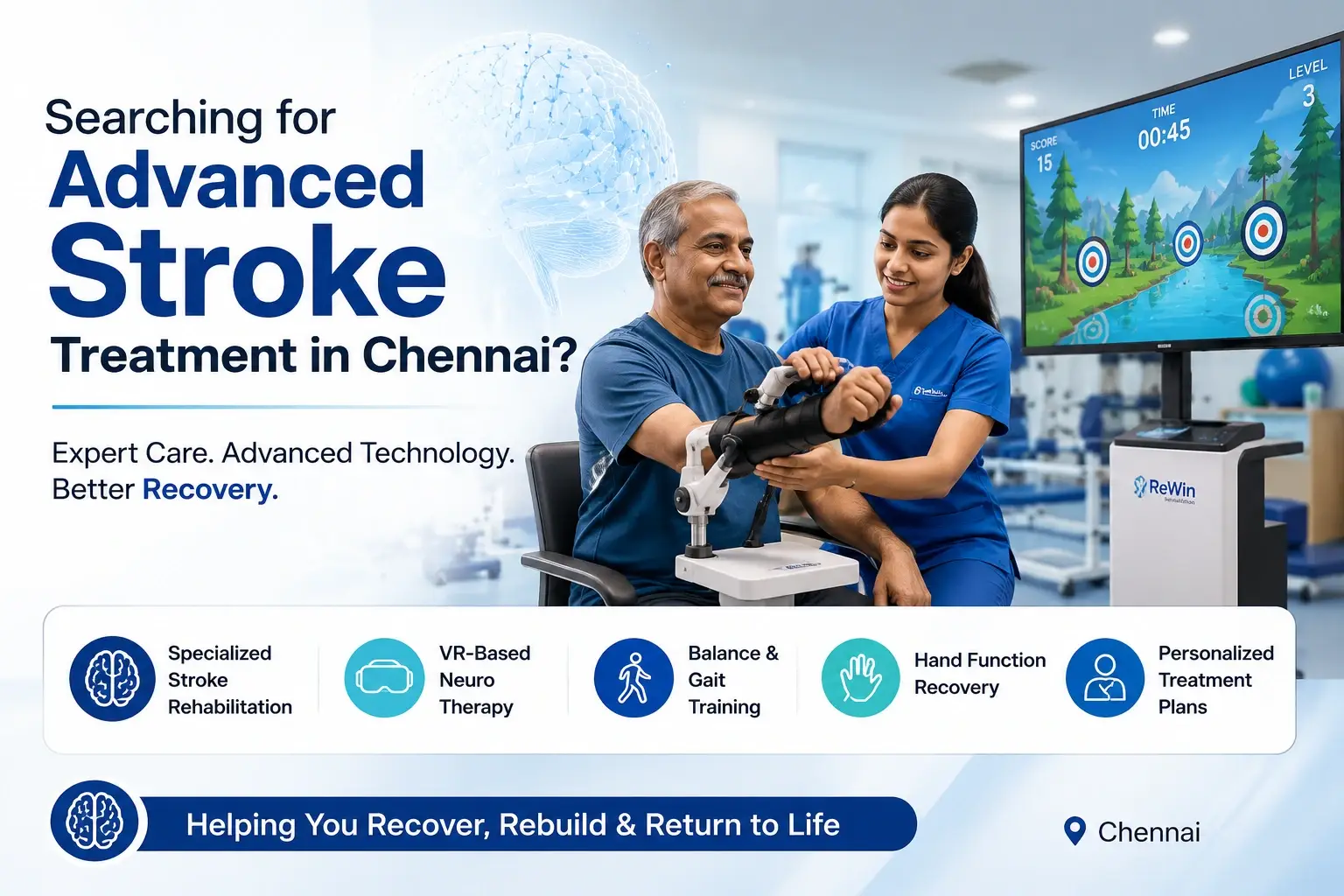 Searching For Advanced Stroke and Rehabilitation Treatment In Chennai?