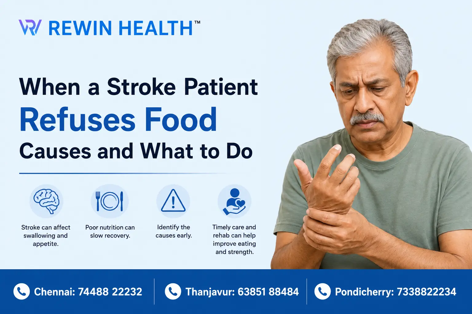 When a Stroke Patient Refuses Food- Causes and What to Do